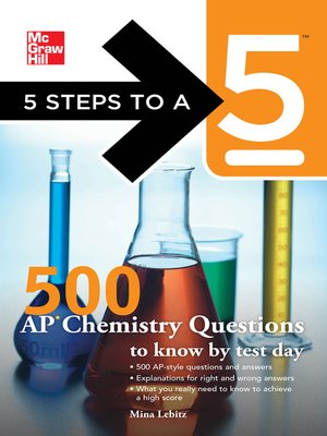 cover image of 500 AP Chemistry Questions to Know by Test Day